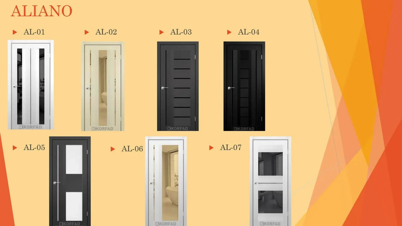 Двері KORFAD - каталог - фото 1